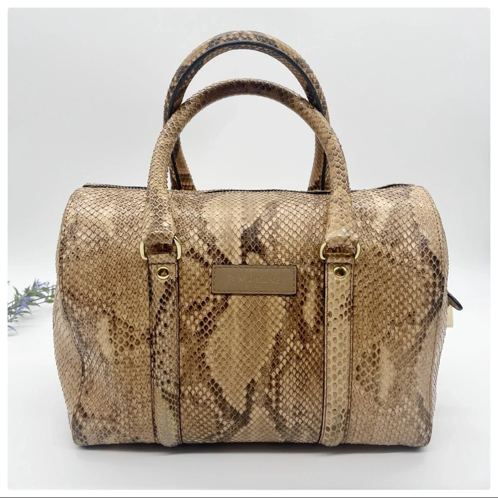 J&M DAVIDSON Python Boston Bag - Picture 4 of 17